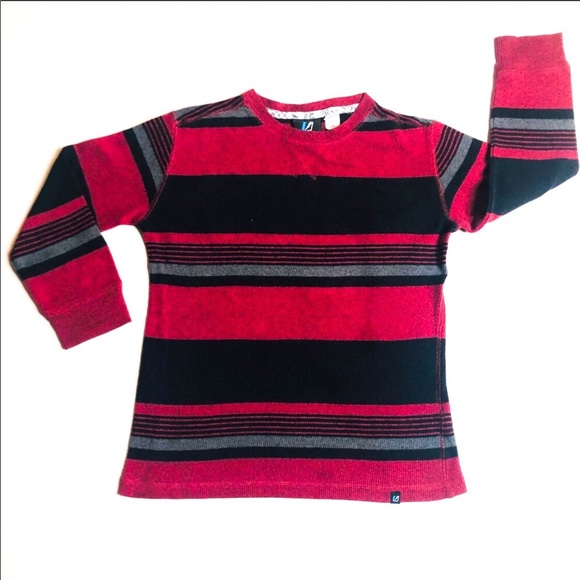 AMPLIFY boys red, gray and black sweater size 8 - Picture 1 of 3